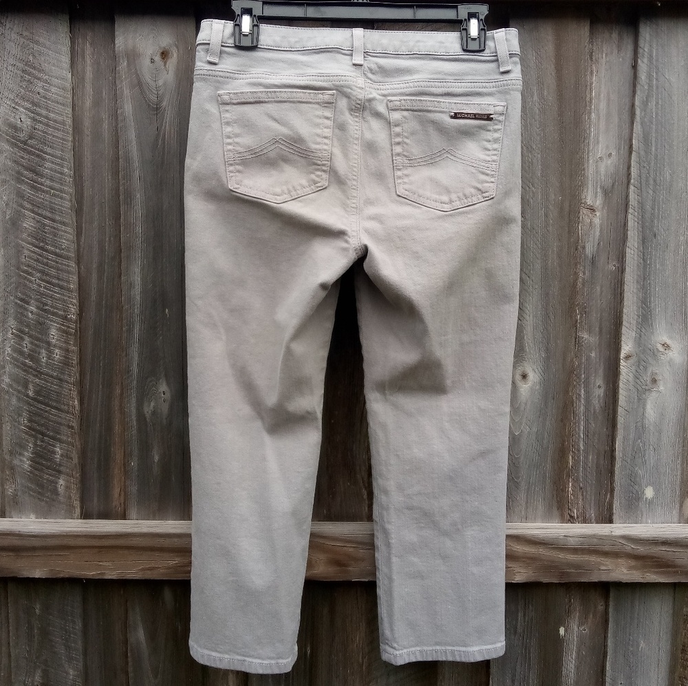🆕 Michael Kors Gray Capri Jeans Cropped Size 4 - Picture 4 of 7